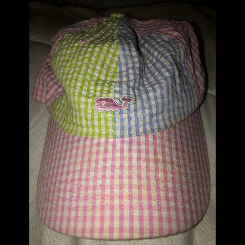 Plaid vineyard vines hat